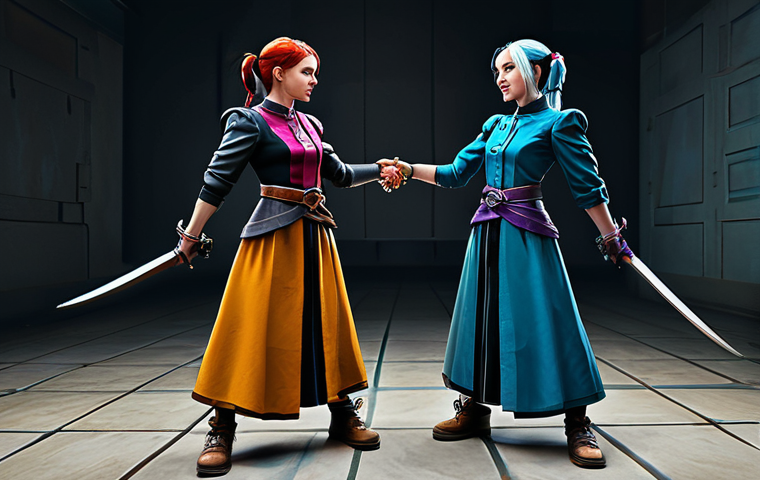 Arcane Inspired - Sisterly Bonds**

"A dynamic scene inspired by Arcane, featuring two fully clothed sisters (Vi and Jinx) with contrasting styles. Vi is wearing practical, modest Piltover attire, while Jinx has a more chaotic, colorful, yet still appropriate outfit. Background shows the stark contrast between Piltover and Zaun. Safe for work, appropriate content, family-friendly, perfect anatomy, natural proportions, digital painting, high quality."

**