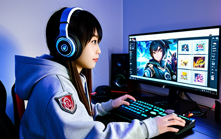 Aspiring eSports Gamer**

"A young Japanese woman, デスクに向かって集中, wearing a comfortable, stylish hoodie, fully clothed, playing League of Legends (LoL) on a high-end gaming PC. Her room is decorated with anime posters and gaming peripherals. Soft, natural lighting. Perfect anatomy, correct proportions, well-formed hands. Family-friendly, safe for work, appropriate content, professional, modest, high quality."

**