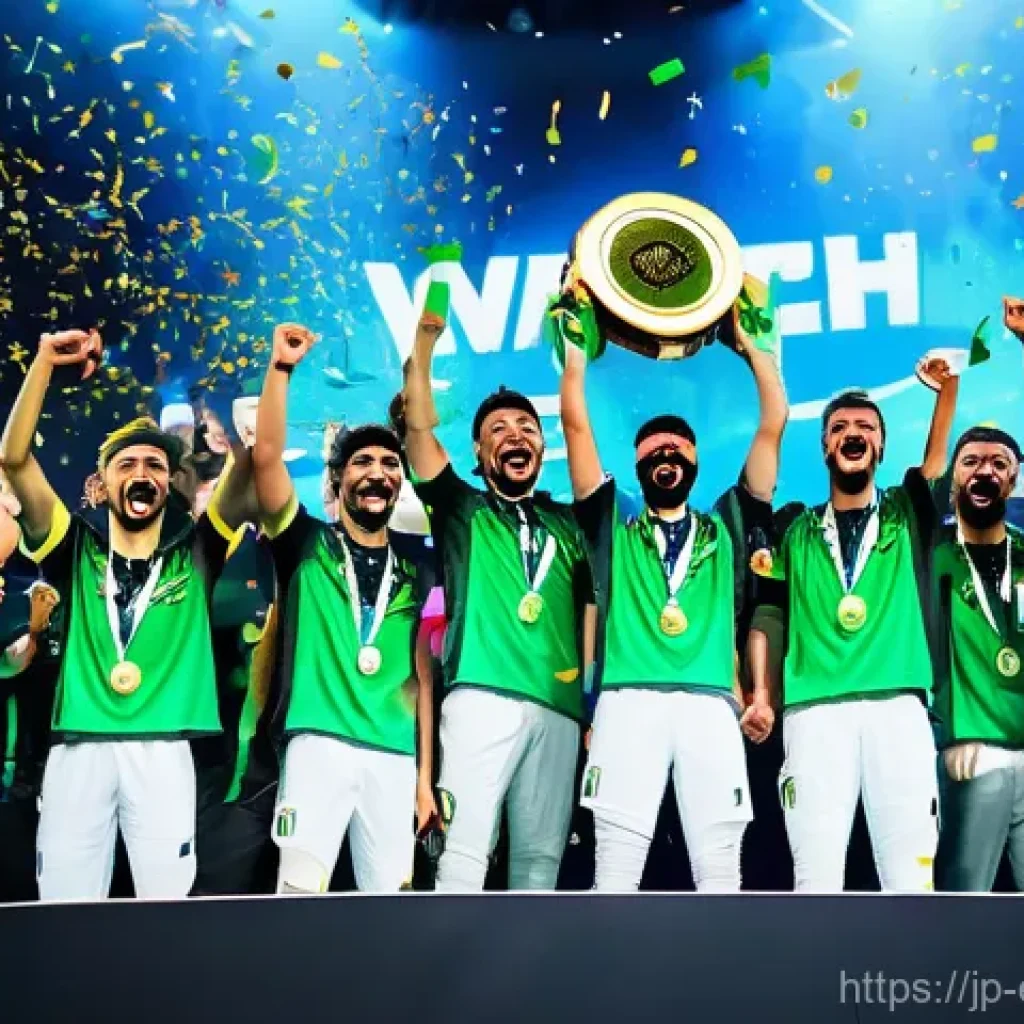 2023 오버워치 월드컵 예상 - **Prompt:** A vibrant, dynamic image capturing the jubilant Saudi Arabian "Twisted Minds" Overwatch ...