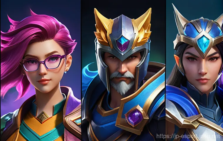 LOL e스포츠 규칙 변경사항 - Here are three image generation prompts in English, detailing various aspects of the upcoming change...