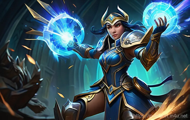 롤 유저 패치 반응 - **Prompt:** A highly dynamic scene featuring Ambetssa, the new "Mother of War" champion from League ...